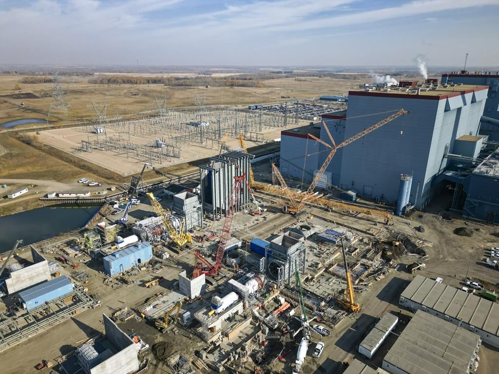 Capital Power&amp;rsquo;s Genesee plant is seen near Edmonton in an Oct. 19, 2022, handout photo. An analyst says a corporate decision to mothball Canada&#039;s largest carbon capture and storage proj