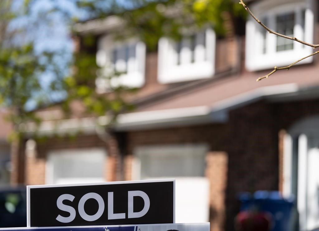 The Canadian Real Estate Association says the number of home sales in April rose 10.1 per cent compared with a year ago, but attributed the gain primarily to the early Easter long weekend. A 
