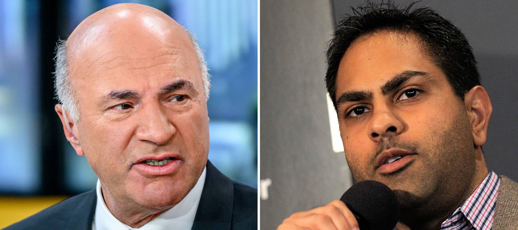 Left: Kevin O'Leary Right: Ramit Sethi