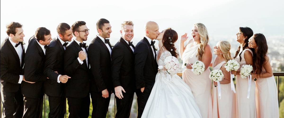 bridal and groom parties