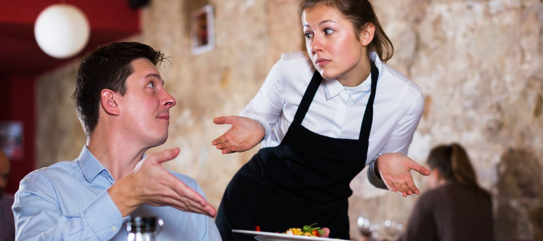 Image result for Annoyed waitress