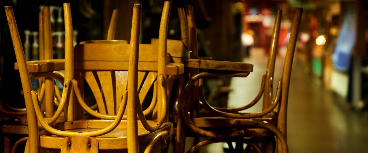 Restaurant closing for the night