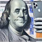 Benjamin Franklin taking a selfie