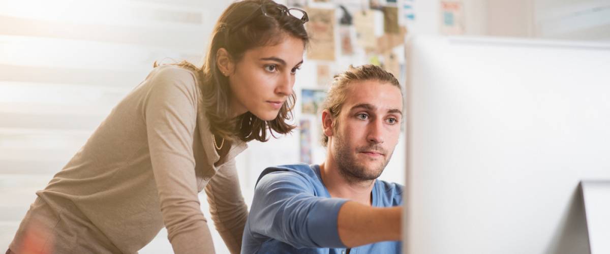 colleagues at ad agency