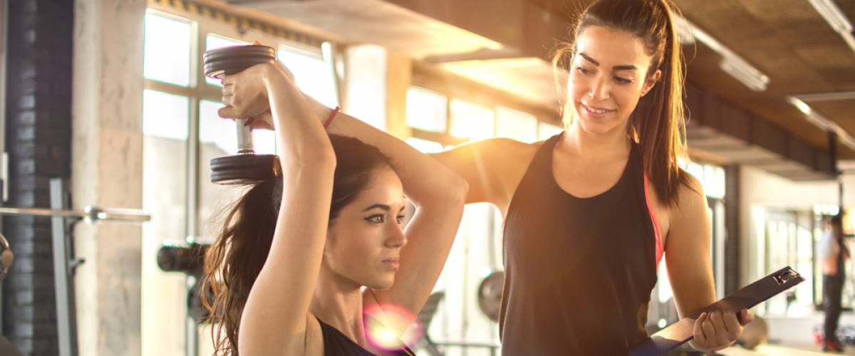 female personal trainer