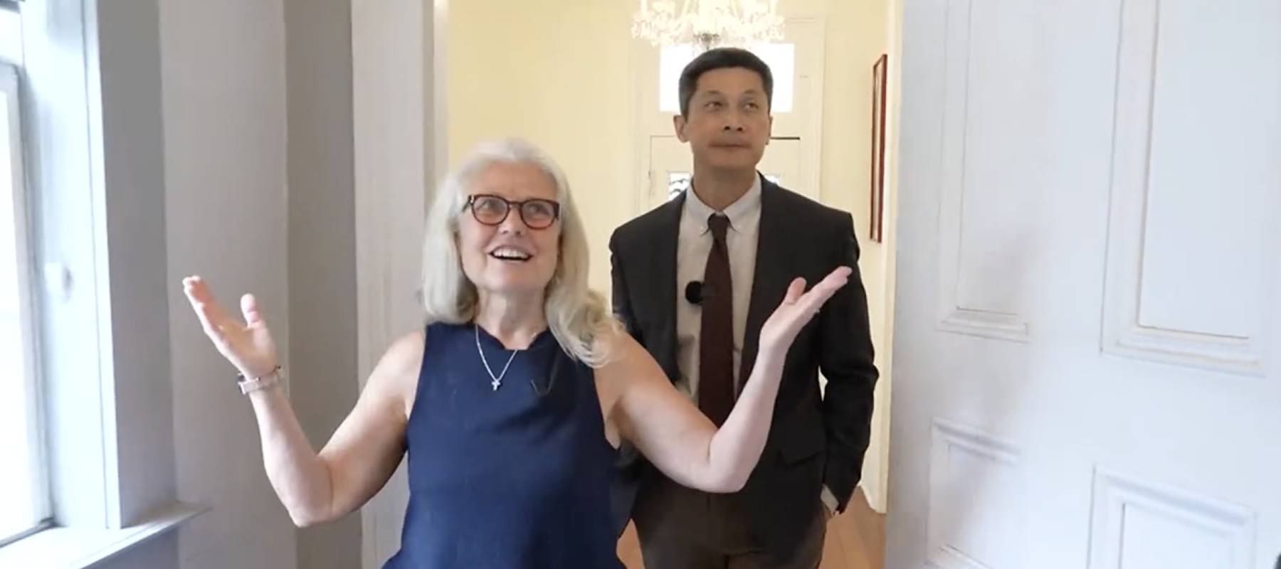 a screengrab from a FOX 8 news report