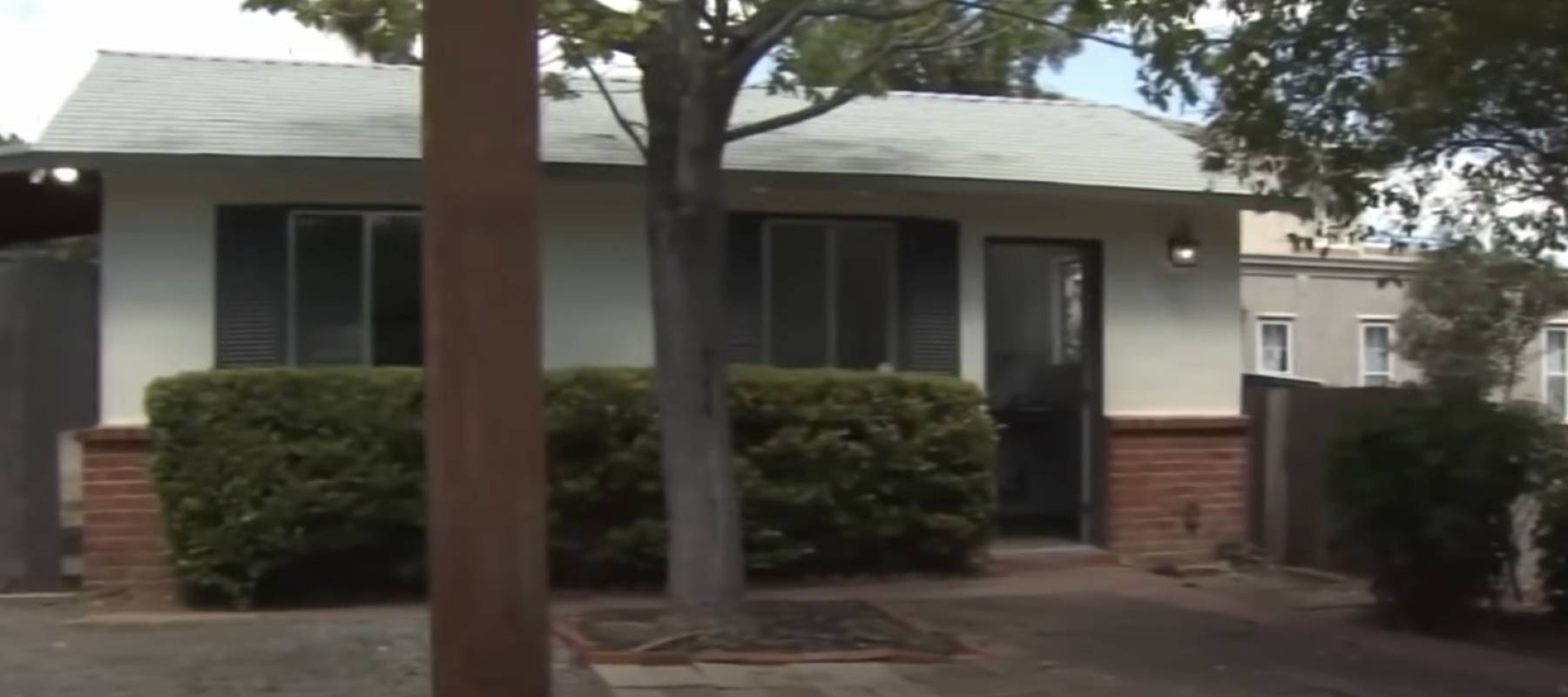 Screenshot from NBC Bay Area of a tiny home listed in Cupertino, California.