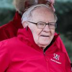 Warren Buffett in a golf cart.