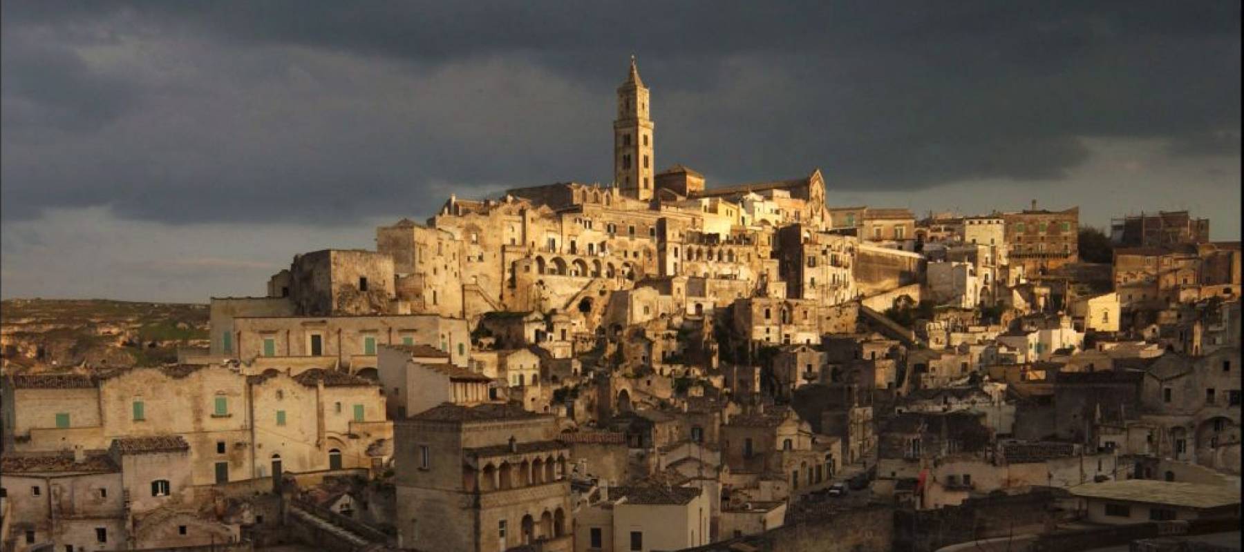 tourist attraction in Matera Potenza, Italy in April, 2004
