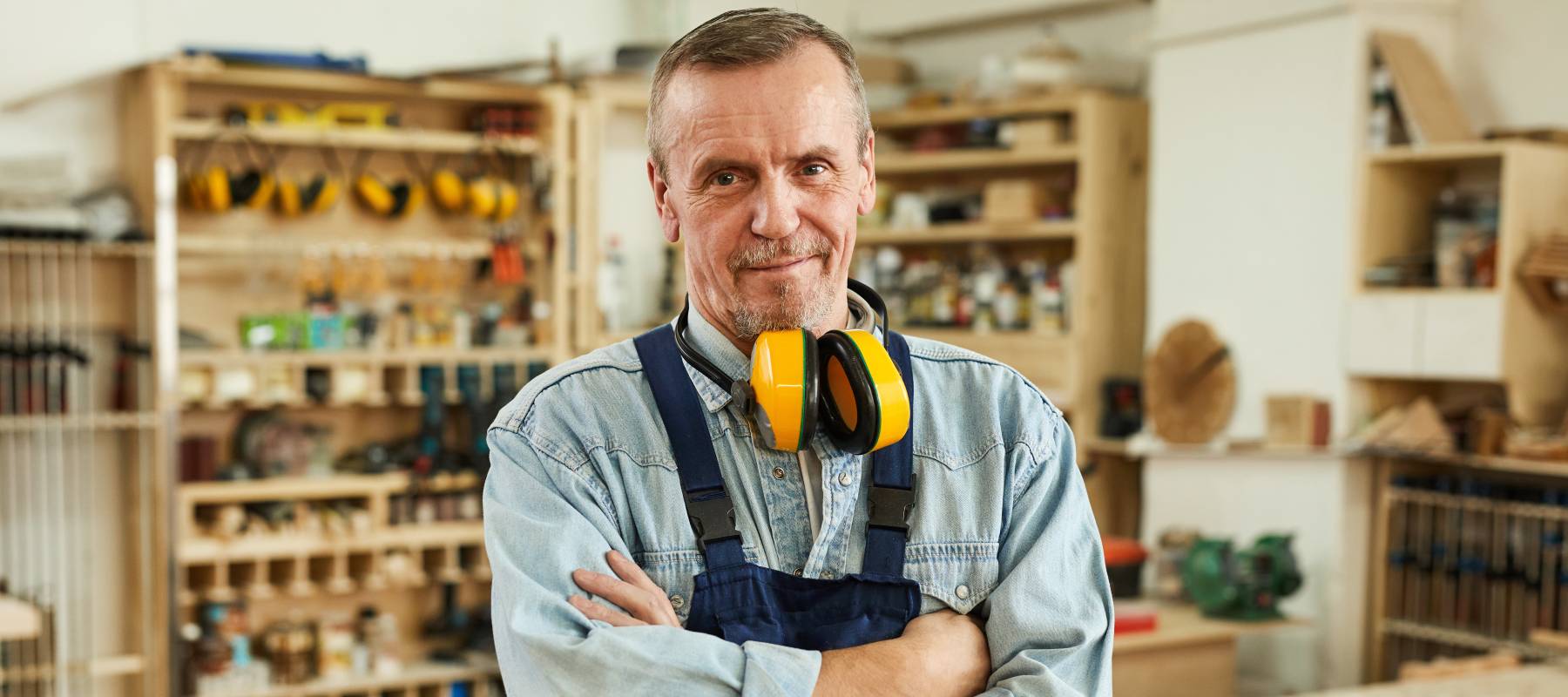 A satisfied carpenter.