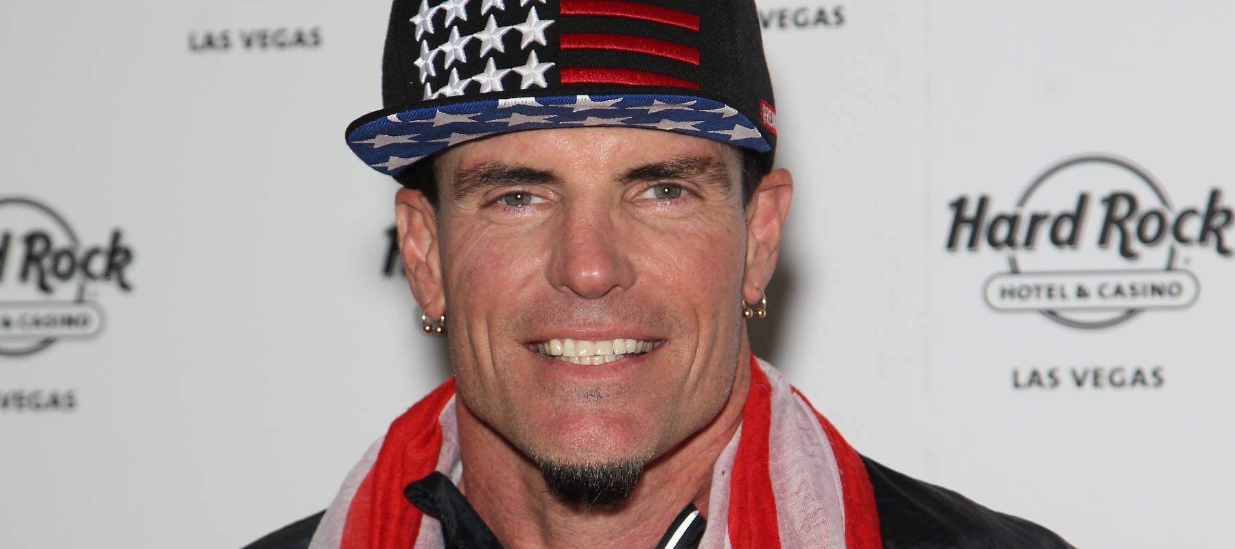 Rapper Vanilla Ice arrives at the I Love the '90s Tour after party at the Vanity Nightclub in 2017 in Las Vegas, Nevada.
