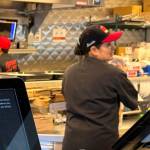 A view of an ordering kiosk at The Habit Burger Grill on April 11, 2024 in San Rafael, California.