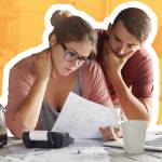 Young Caucasian family having debt problems, not able to pay out their loan.