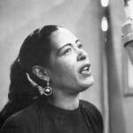 Billie Holiday and Pablo Picasso, side-by-side portraits