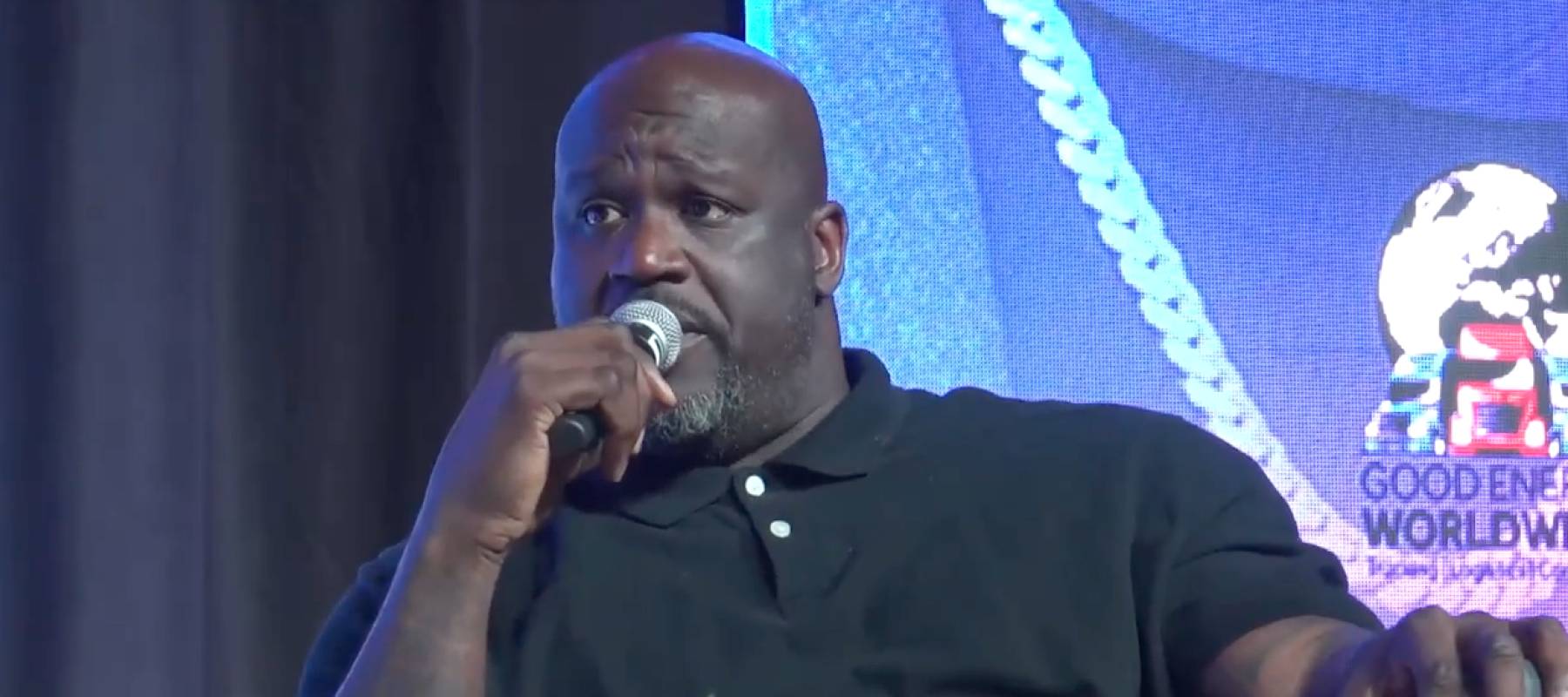 Shaq talking about car insurance and collaborating with The General
