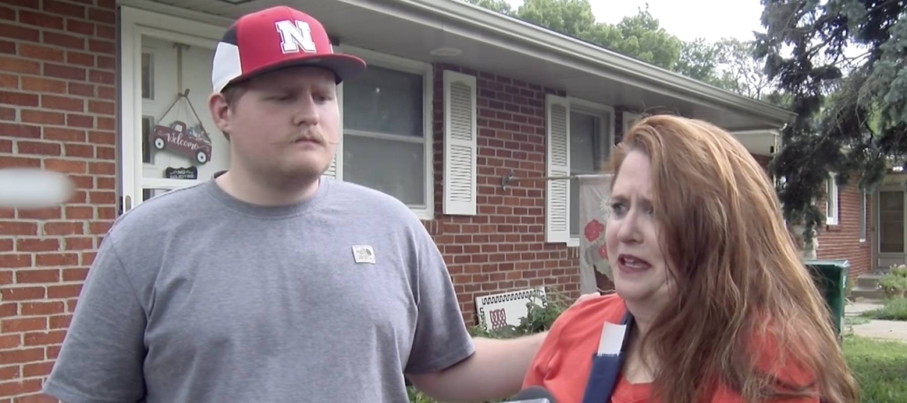 Connie Vogt and her son