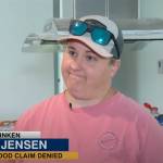Danielle Jensen talking about her denied flood claim