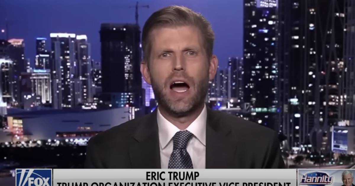 Eric Trump claims he spent $130 to fill up his SUV