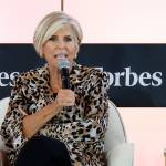 Suze Orman speaks during the Forbes and Mika Brzezinski 50 Over 50 Celebration at The Rainbow Room on October 25, 2024 in New York City.