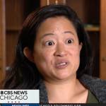 Esther Liu talking about her car being towed from a Chicago parking spot