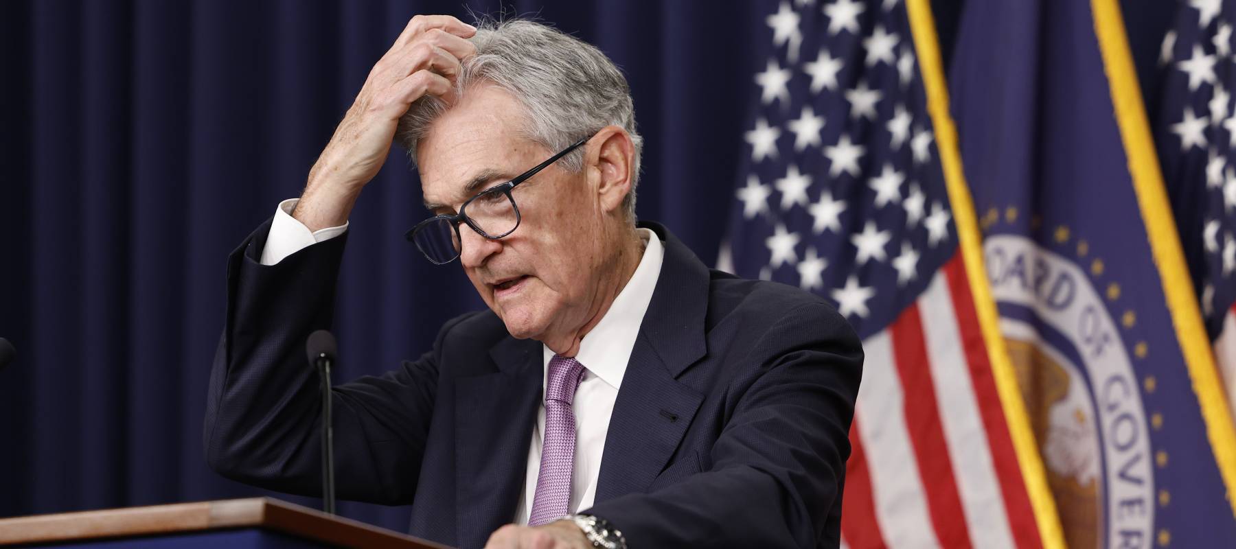 Federal Reserve Chairman Jerome Powell speaks during a news conference following the September meeting of the Federal Open Market Committee on Sept. 18, 2024