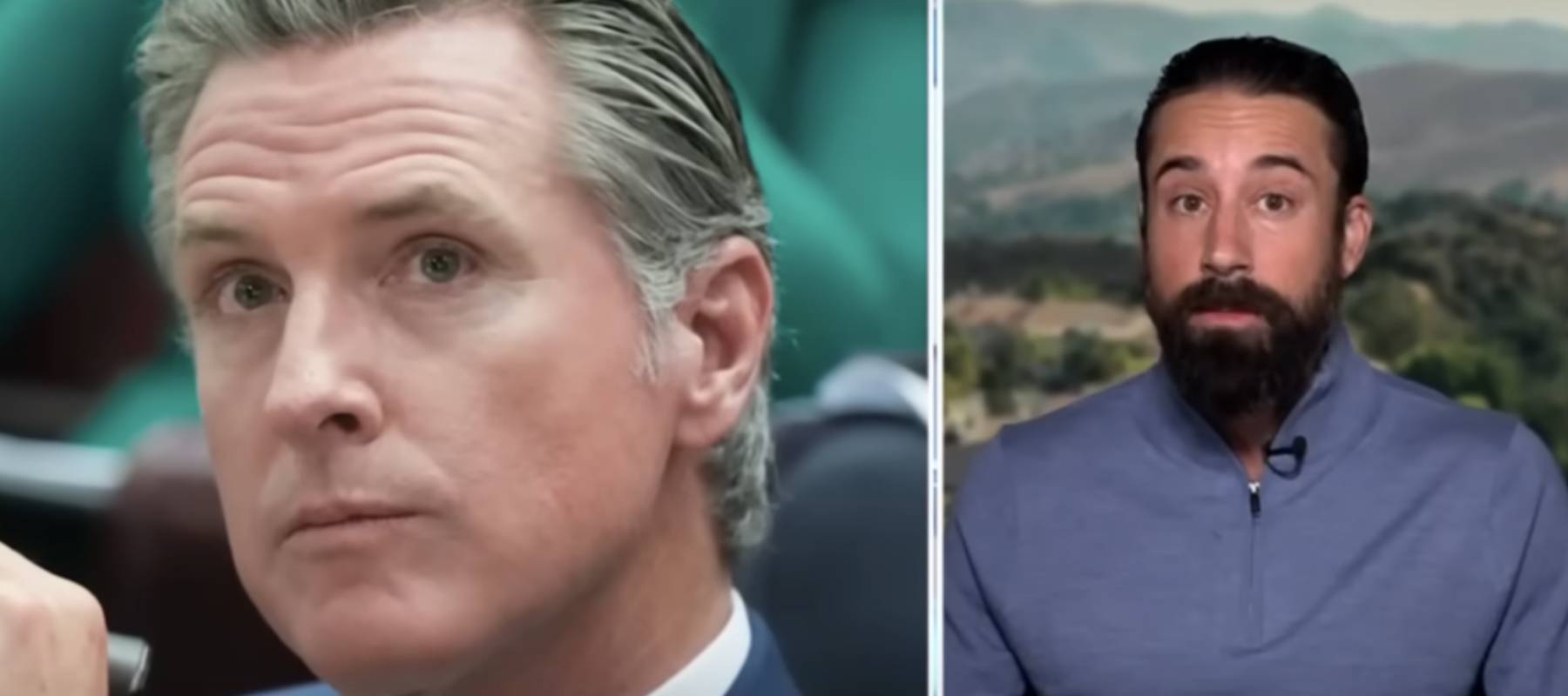 Gavin Newsom and Andrew Gruel