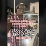 Houston car dealer Jo the Car Plug has gathered a following on social media for his outrageously long car loans.