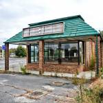 An empty closed down Restaurant Building