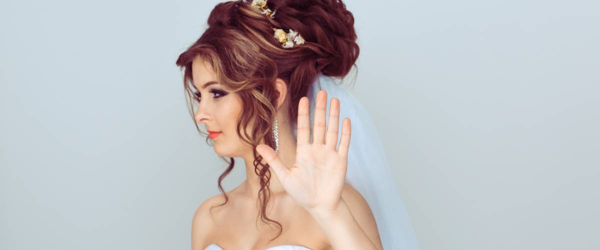 bride talk to the hand