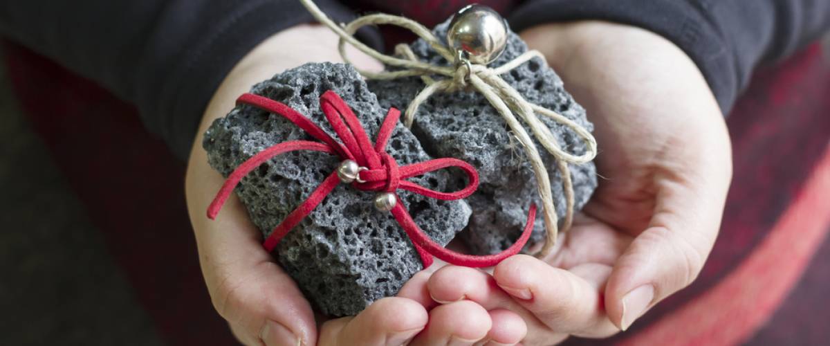 Holding wrapped coal