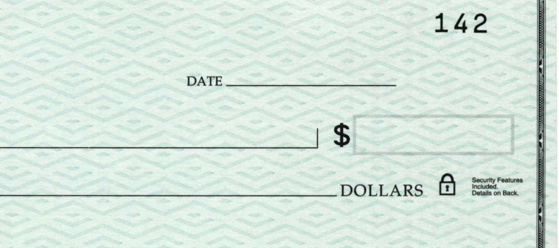 Paper check up close