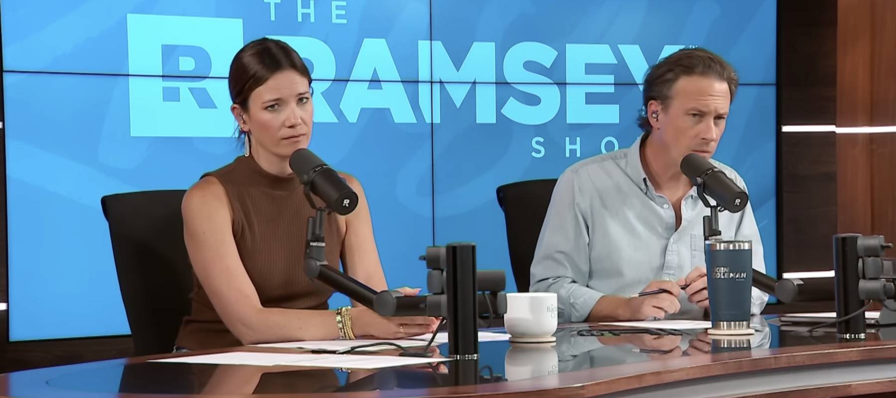 The Ramsey Show co-hosts Rachel Cruze and Ken Coleman