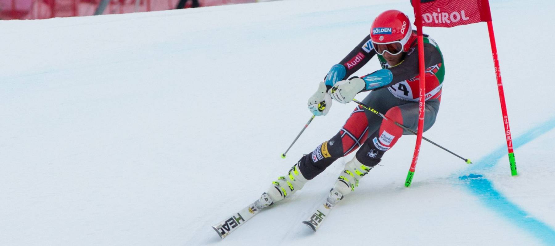 Alta Badia, ITALY 22 December 2013. MILLER Bode (USA) competing in the Audi FIS Alpine Skiing World Cup MEN'S GIANT SLALOM.