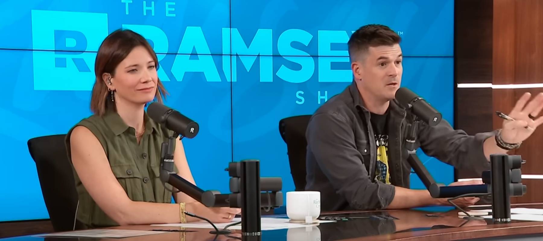 Ramsey Show hosts talking