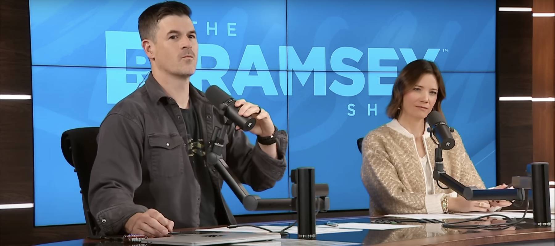 Ramsey Show co-hosts John Delony and Rachel Cruze.