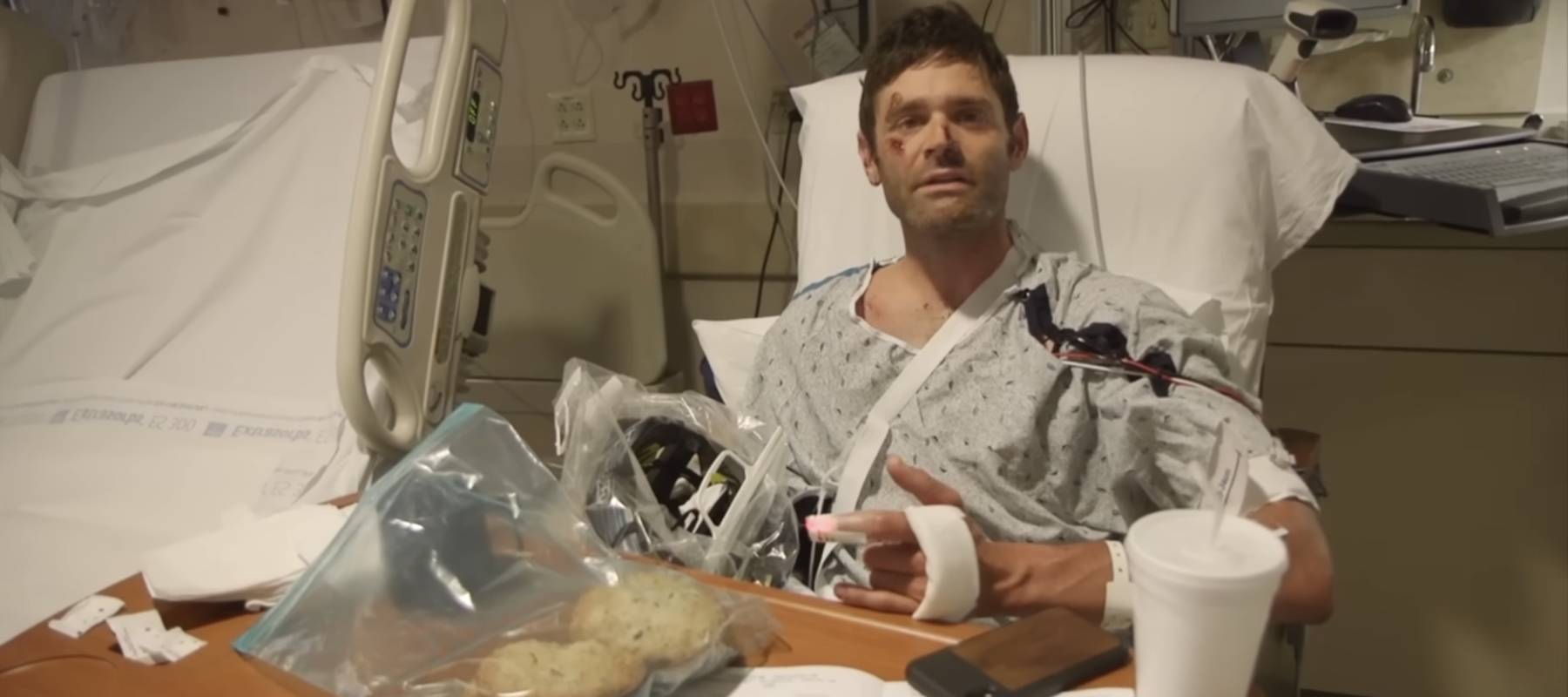 A new YouTube video details one athlete’s head-on crash with inflated hospital prices and cunning insurance company tactics.