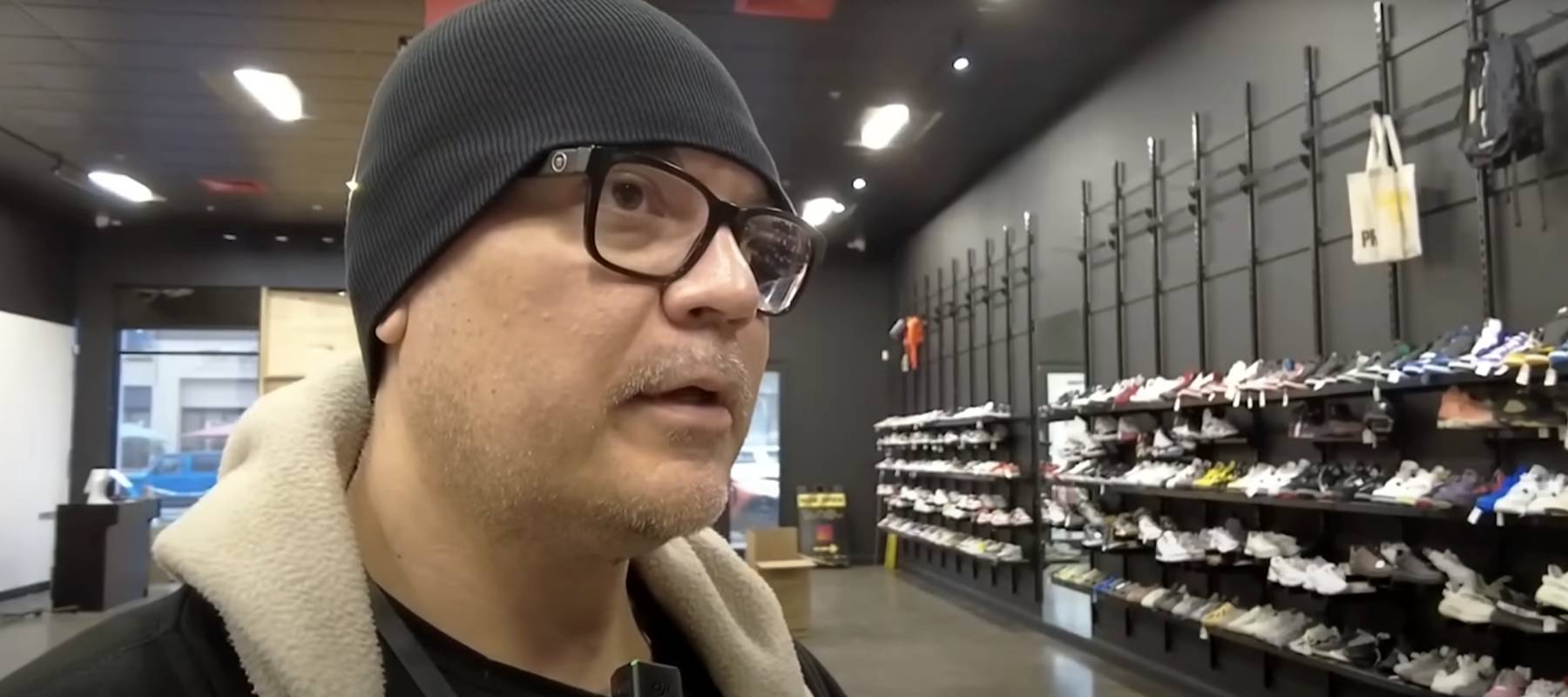 Roman Gonzales says he uses a simple tactic to protect his apparel store, DripOnDrip, in Fresno, California.