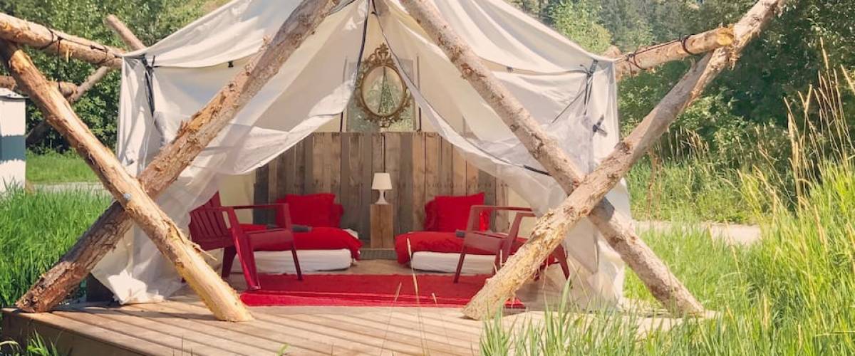 Glamp tent