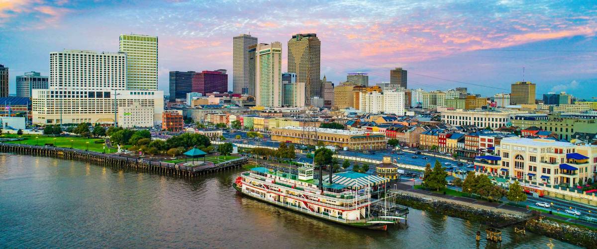 Skyline céntrico de Nueva Orleans, Louisiana