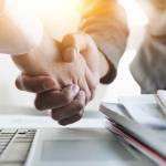 Close up of Business people shaking hands