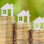 Concept of home loan being paid off