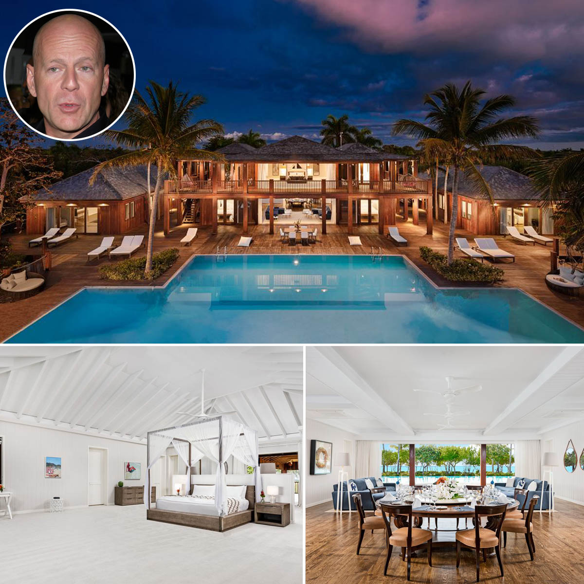 Bruce Willis' Turks and Caicos Estate