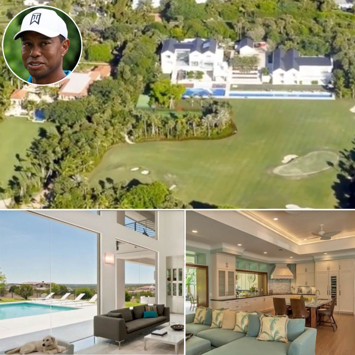 Tiger Woods' mansion in Jupiter, Florida