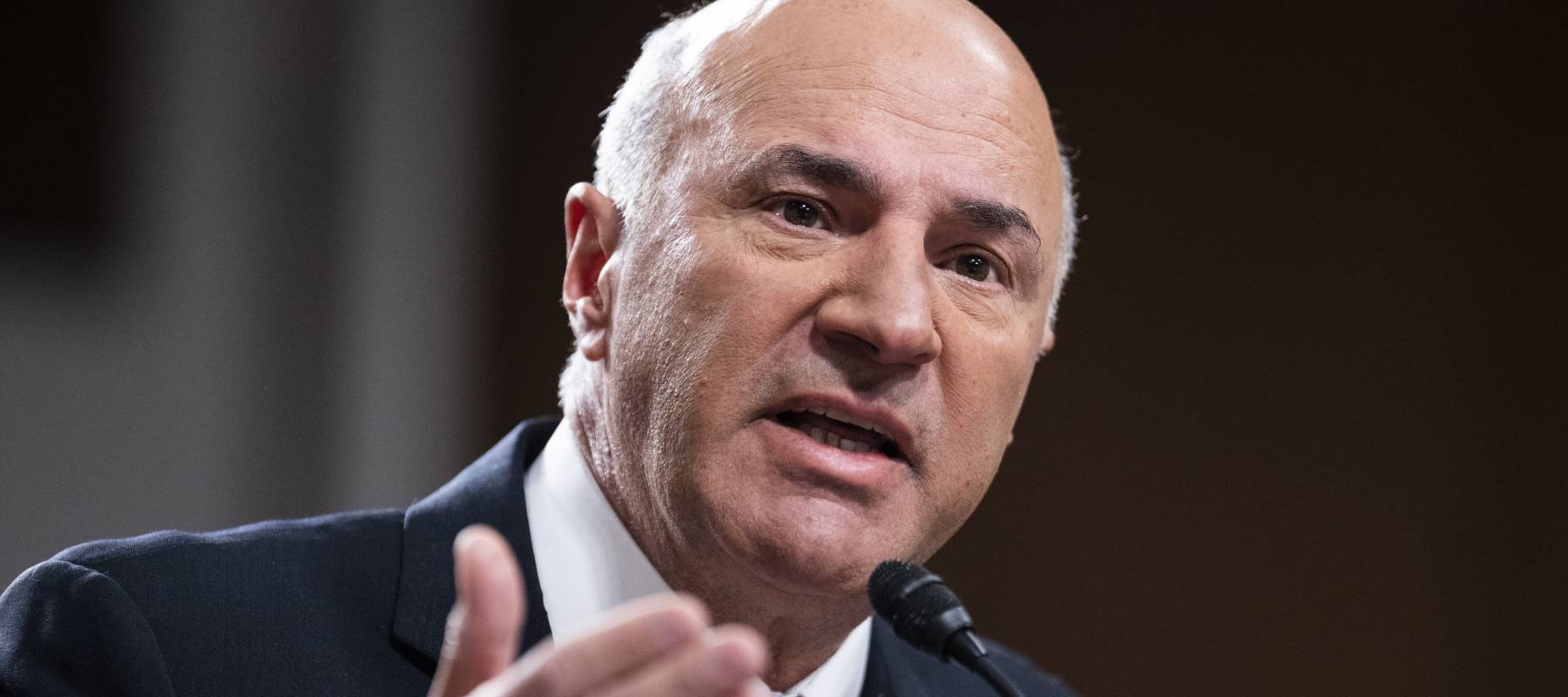 Kevin OLeary testifies during a Senate hearing in Washington, D.C., Wednesday, Dec. 14, 2022.