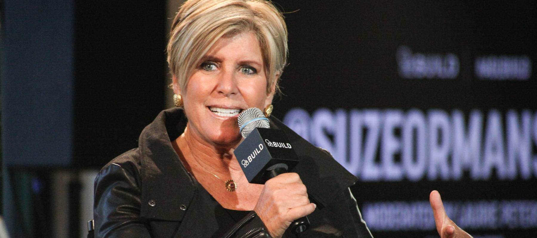 Suze Orman Q&A at AOL Build Speaker Series, New York, America - 04 Nov 2014