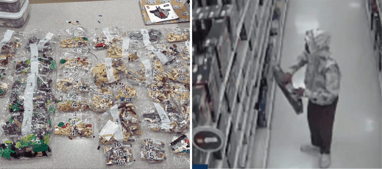 Man uses crazy trick to steal $34k worth of Lego