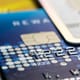 Close up credit card for shopping online