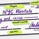 A cheque with notes for each section