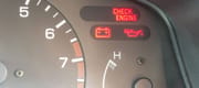 Car dashboard warning lights symbols