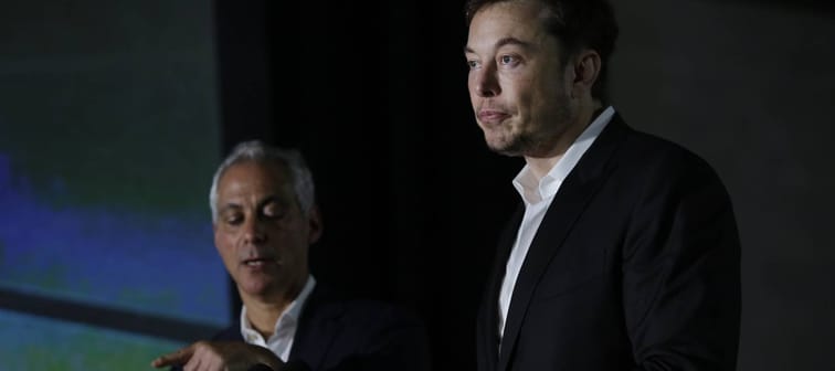 Elon Musk and Rahm Emanuel